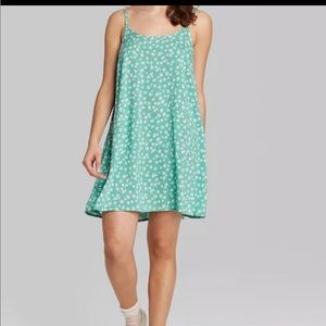 Wild Fable Mint Swing Dress - Large